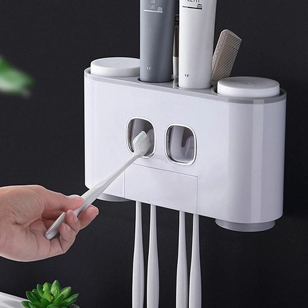 bath accessory set cctm automatic toothpaste dispenser wall mounted dust-proof toothbrush holder with cups multifunction bathroom accessorie
bath accessory set cctm automatic toothpaste dispenser wall mounted dust-proof toothbrush holder with cups multifunction bathroom accessorie