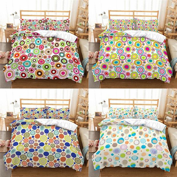 home textile luxury 3d circle print 2/3pcs comfortable duvet cover pillowcase bedding sets single and king eu/us/au size
home textile luxury 3d circle print 2/3pcs comfortable duvet cover pillowcase bedding sets single and king eu/us/au size