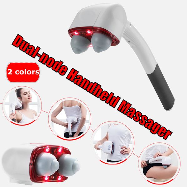 electric handheld massager two head machine full body neck vertebra back muscle relax vibrating deep tissue massage health care
electric handheld massager two head machine full body neck vertebra back muscle relax vibrating deep tissue massage health care