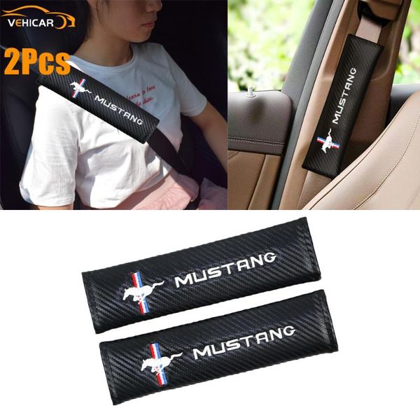 safety belts & accessories vehicar 2pcs car seat belt covers pad pads carbon fiber for mustang logo knitting protector shoulder
safety belts & accessories vehicar 2pcs car seat belt covers pad pads carbon fiber for mustang logo knitting protector shoulder