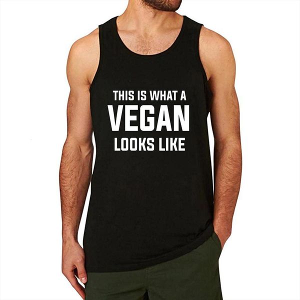 lyprerazy mens this is what a vegan looks like workout gym funny printed tank, White;black
lyprerazy mens this is what a vegan looks like workout gym funny printed tank, White;black