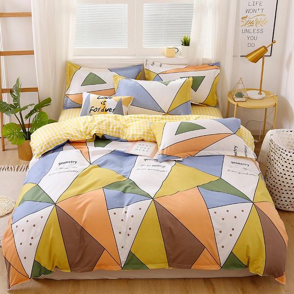 bedding sets 4 piece modern set with pillowcase bed sheet fashion print duvet cover double king size quilt bedclothes
bedding sets 4 piece modern set with pillowcase bed sheet fashion print duvet cover double king size quilt bedclothes