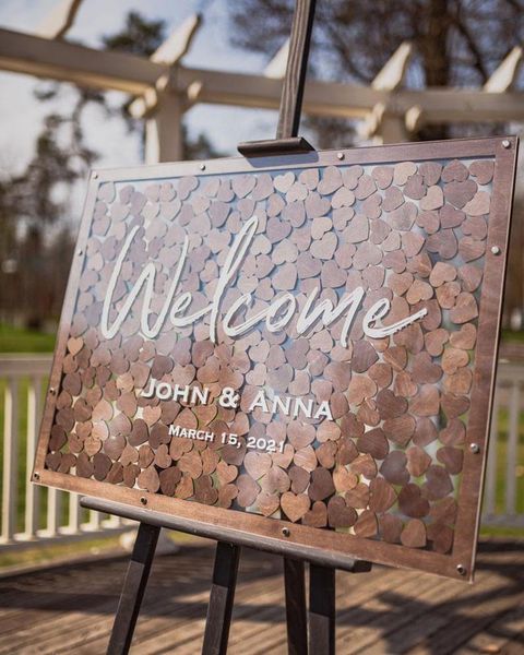 party decoration personalized wedding welcome sign wood and acrylic with hearts rustic decor to our board
party decoration personalized wedding welcome sign wood and acrylic with hearts rustic decor to our board