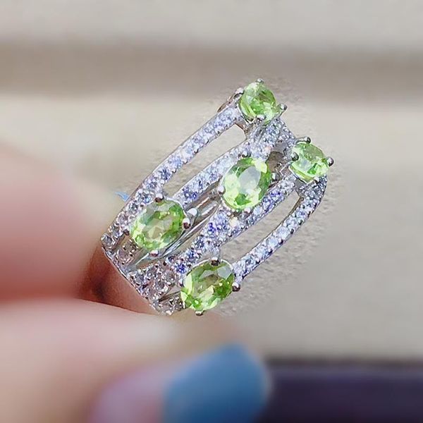 cluster rings natural real green peridot ring per jewelry 925 sterling silver 3*4mm 0.25ct*5pcs gemstone fine j210406, Golden;silver
cluster rings natural real green peridot ring per jewelry 925 sterling silver 3*4mm 0.25ct*5pcs gemstone fine j210406, Golden;silver