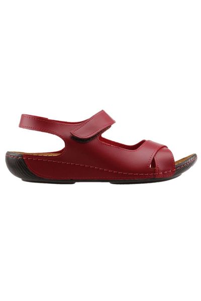 sandals women's red casual orthopedic shoes 22273, Black