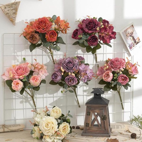 decorative flowers & wreaths 1pc artificial peony hydrangea fake flower wedding bouquet home office decor christmas/halloween decoration
decorative flowers & wreaths 1pc artificial peony hydrangea fake flower wedding bouquet home office decor christmas/halloween decoration
