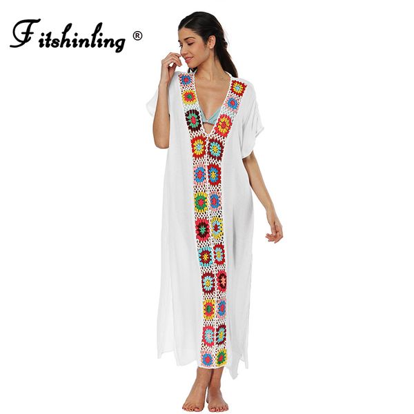 fitshinling handmade crochet patchwork long dress summer v ne split sim pareo holiday bohemian oversized beach vestidos
fitshinling handmade crochet patchwork long dress summer v ne split sim pareo holiday bohemian oversized beach vestidos