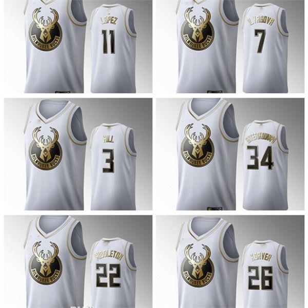 09milwaukee\rbucks\rmen white basketball jersey giannis antetokounmpo brook lopez wesley matthews ilyasova hill bledsoe middleton, Black
09milwaukee\rbucks\rmen white basketball jersey giannis antetokounmpo brook lopez wesley matthews ilyasova hill bledsoe middleton, Black