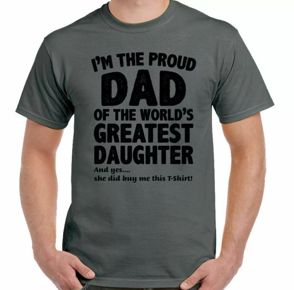 proud dad t-shirt daughter mens funny father's day birthday 40th 50th 60th, White;black
proud dad t-shirt daughter mens funny father's day birthday 40th 50th 60th, White;black