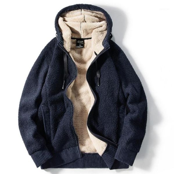 men's hoodies & sweatshirts mens casual hooded coat spring winter plus velvet thickening sportswear male cardigan sweatshirt lamb wool, Black
men's hoodies & sweatshirts mens casual hooded coat spring winter plus velvet thickening sportswear male cardigan sweatshirt lamb wool, Black