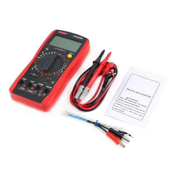 multimeters uyigao digital multimeter dc/ac ammeter voltmeter resistant/capacitor/triode/diode/temperature/frequency tester data hold
multimeters uyigao digital multimeter dc/ac ammeter voltmeter resistant/capacitor/triode/diode/temperature/frequency tester data hold