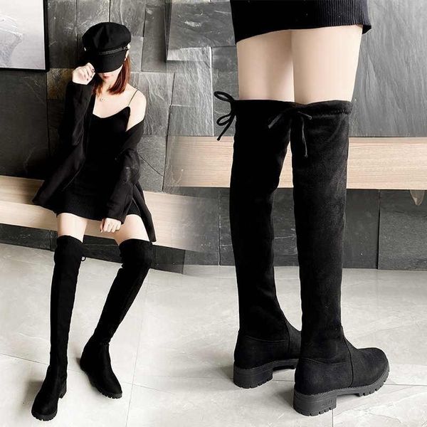boots 2021 stretch faux suede stockings over-the-knee thick heel black botas long women's shoes
boots 2021 stretch faux suede stockings over-the-knee thick heel black botas long women's shoes