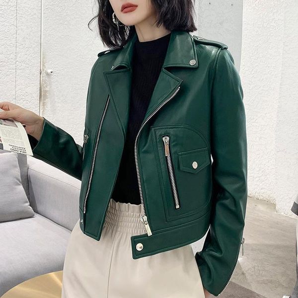 genuine leather jacket women short natural sheepskin coat female korean fashion coats and jackets 2021 veste cuir femme pph3764 women's, Black
genuine leather jacket women short natural sheepskin coat female korean fashion coats and jackets 2021 veste cuir femme pph3764 women's, Black