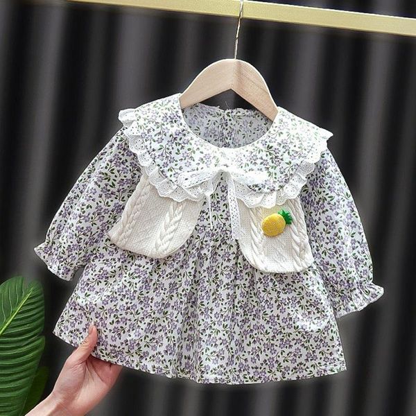 girl's dresses summer two piece set baby girls' spring fashion dress with big lapel and floral print for brthday party, Red;yellow
girl's dresses summer two piece set baby girls' spring fashion dress with big lapel and floral print for brthday party, Red;yellow