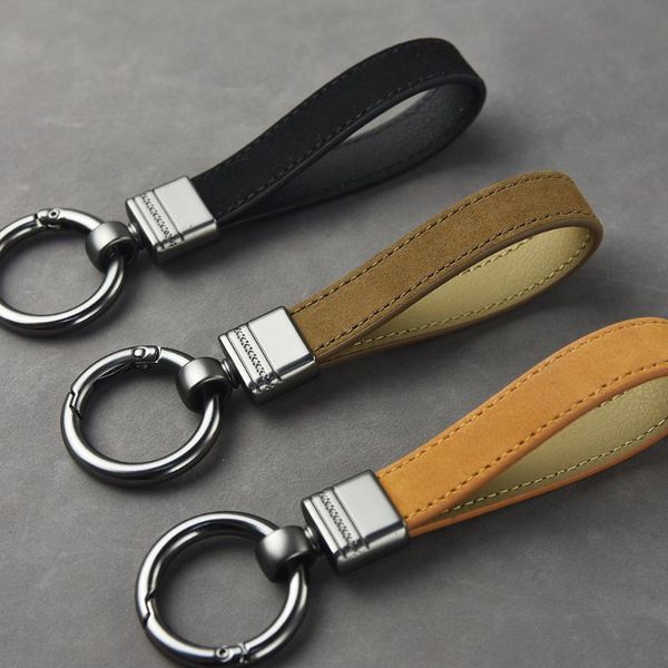 keychains high-end luxury genuine leather keychain women men square gold buckle car key ring chain holder jewelry gift chaveiro, Silver
keychains high-end luxury genuine leather keychain women men square gold buckle car key ring chain holder jewelry gift chaveiro, Silver