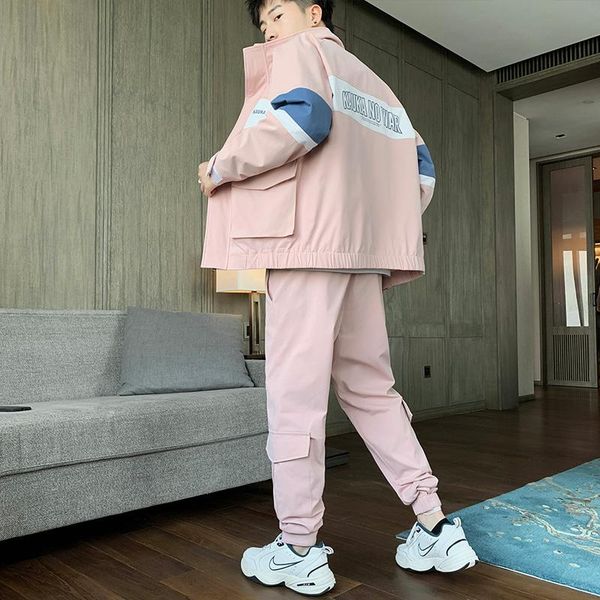 men's tracksuits set spring autumn men sportswear 2 piece hip hop track suits jacket+pant sweatsuit male tracksuit streetwear, Gray
men's tracksuits set spring autumn men sportswear 2 piece hip hop track suits jacket+pant sweatsuit male tracksuit streetwear, Gray