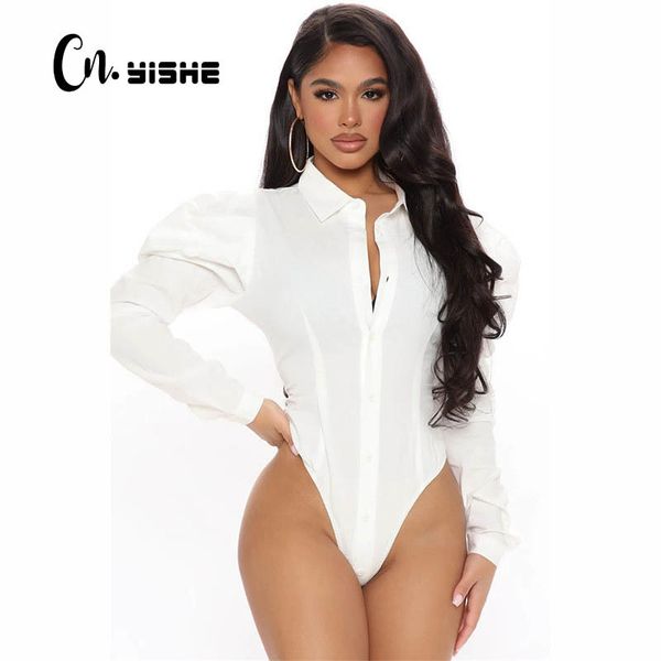 cnyishe office lady elegant bodysuits women rompers puff sleeve button long sleeve skinny body female jumpsuits 210419, Black;white
cnyishe office lady elegant bodysuits women rompers puff sleeve button long sleeve skinny body female jumpsuits 210419, Black;white