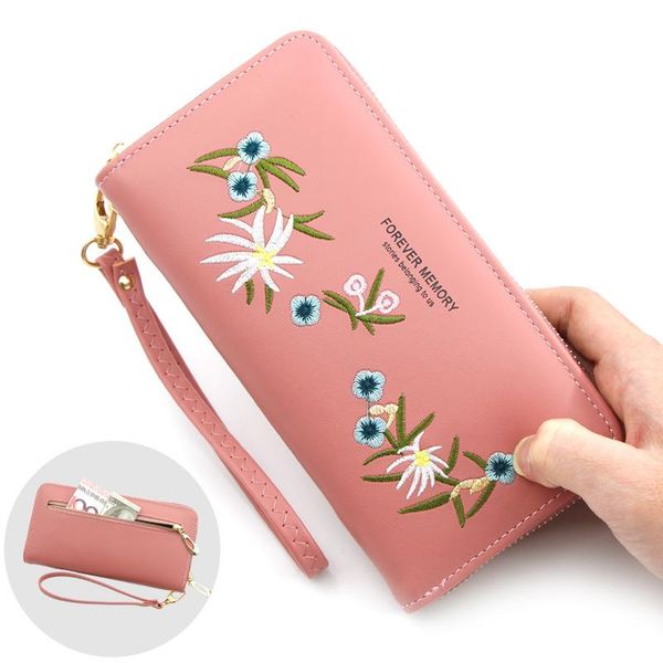 wallets ladies wallet large capacity long clutch zipper phone bag embroidered, Red;black
wallets ladies wallet large capacity long clutch zipper phone bag embroidered, Red;black