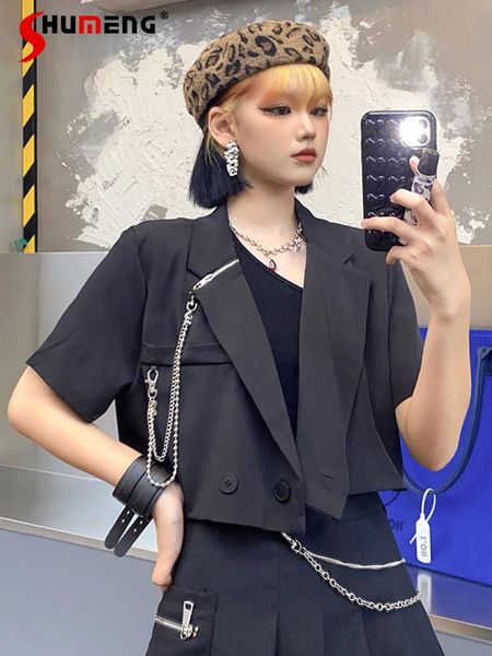 women's suits & blazers loose short suit coat for women 2021 spring and summer korean ins fashion retro all-match sleeve thin blazer wi, White;black
women's suits & blazers loose short suit coat for women 2021 spring and summer korean ins fashion retro all-match sleeve thin blazer wi, White;black