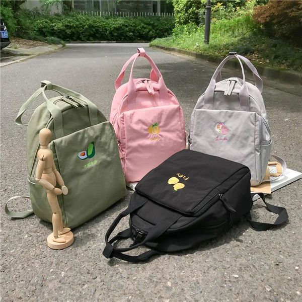 ladies backpacks waterproof nylon fabric cute embroidery women college school books bag for teeanger girls travel bags
ladies backpacks waterproof nylon fabric cute embroidery women college school books bag for teeanger girls travel bags
