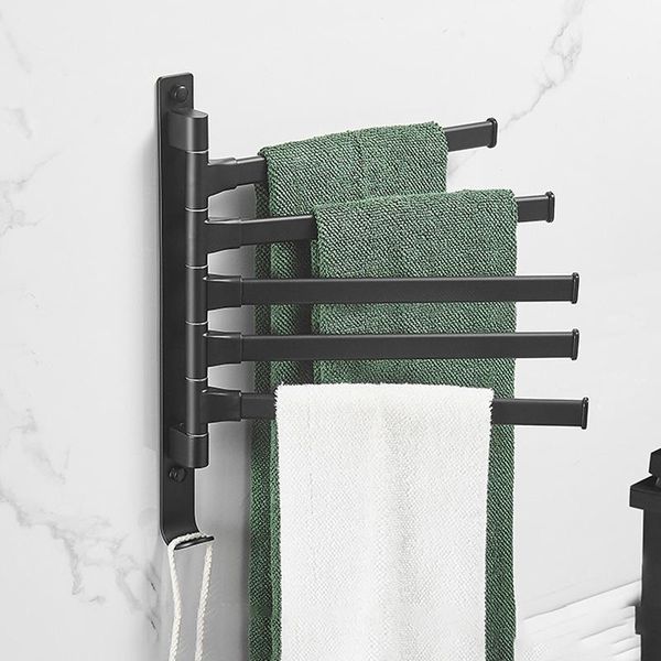 towel racks black bar 5 rods bathroom hanger space aluminum rotating rack kitchen wall-mounted holder
towel racks black bar 5 rods bathroom hanger space aluminum rotating rack kitchen wall-mounted holder