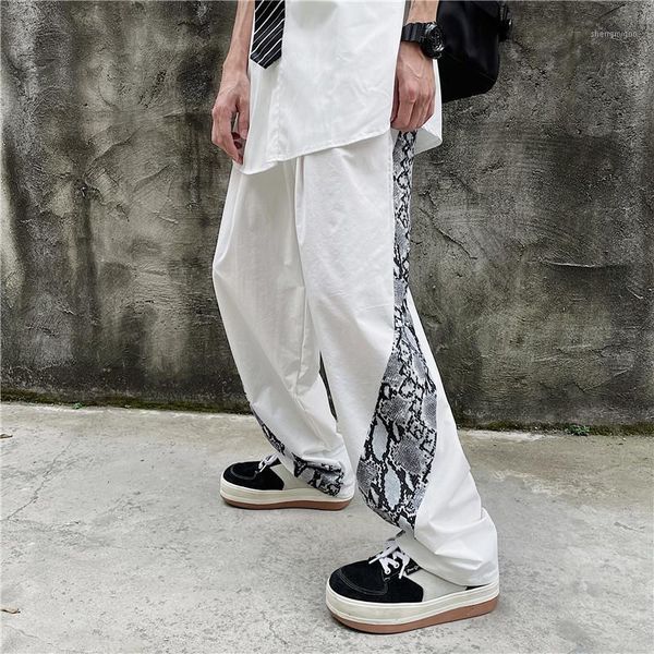 men's pants leopard patchwork straight for men 2021 spring summer casual loose joggers trousers vintage hip hop street male clothing, Black
men's pants leopard patchwork straight for men 2021 spring summer casual loose joggers trousers vintage hip hop street male clothing, Black