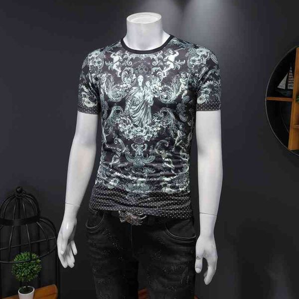 70% off outlet online summer fashion mens ice silk short sleeve pullover males round neck print slim fit t-shirts casual design streetwear, White;black
70% off outlet online summer fashion mens ice silk short sleeve pullover males round neck print slim fit t-shirts casual design streetwear, White;black