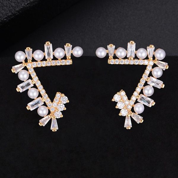 stud kellybola fashion irregular triangle pearl zirconia earrings for women girls banquet daily performance jewelry accessories, Golden;silver
stud kellybola fashion irregular triangle pearl zirconia earrings for women girls banquet daily performance jewelry accessories, Golden;silver