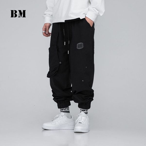 men's pants spring korean streetwear creative pocket casual cargo jogging kpop hip hop sports joggers harajuku trousers men clothi, Black
men's pants spring korean streetwear creative pocket casual cargo jogging kpop hip hop sports joggers harajuku trousers men clothi, Black