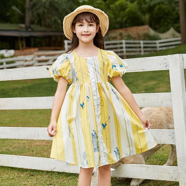 summer girls knee-length dresses 8 10 12 years print striped cotton elegant dress 2021 girl's, Red;yellow
summer girls knee-length dresses 8 10 12 years print striped cotton elegant dress 2021 girl's, Red;yellow