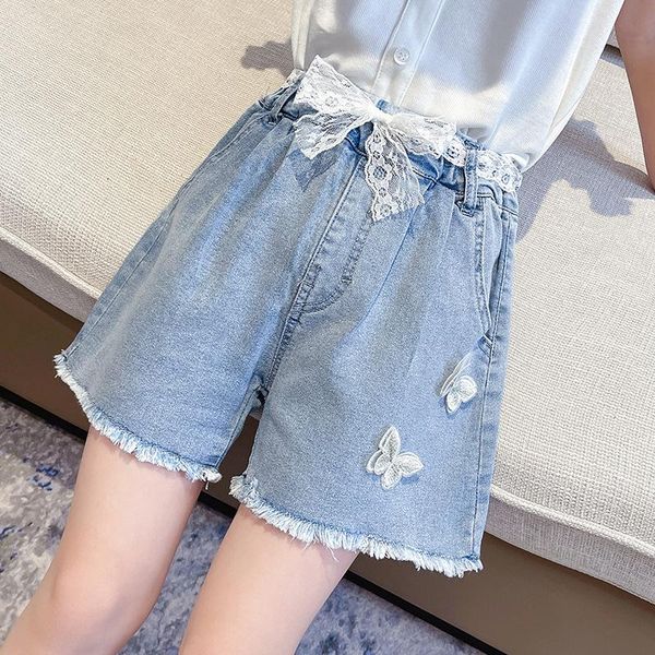 shorts children's summer baby girls casual loose denim fashion butterfly lace jeans for 4-10 y kids, Black
shorts children's summer baby girls casual loose denim fashion butterfly lace jeans for 4-10 y kids, Black