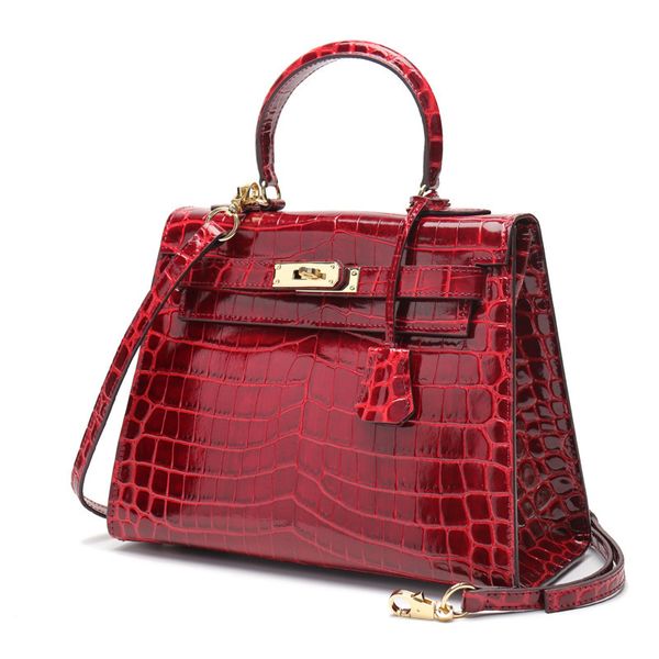 new leather kelly fashion crocodile grain cowhide women's one shoulder straddle handbag
new leather kelly fashion crocodile grain cowhide women's one shoulder straddle handbag