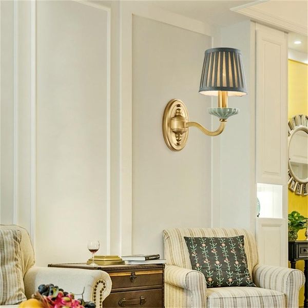 indoor wall lamps fixture copper sconces luxury ceramic fabric led home decorative for bedroom living room dining lamp
indoor wall lamps fixture copper sconces luxury ceramic fabric led home decorative for bedroom living room dining lamp