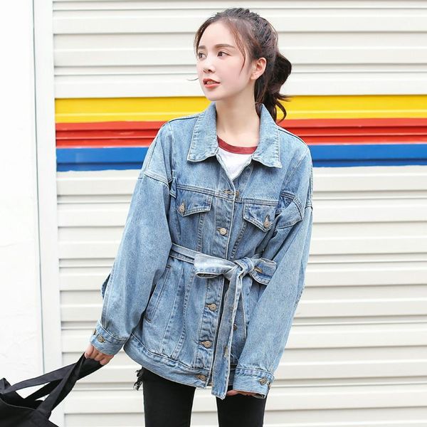 women's trench coats autumn and winter pattern korean long fund chalaza cowboy loose coat woman personality irregular pocket windbreake, Tan;black
women's trench coats autumn and winter pattern korean long fund chalaza cowboy loose coat woman personality irregular pocket windbreake, Tan;black