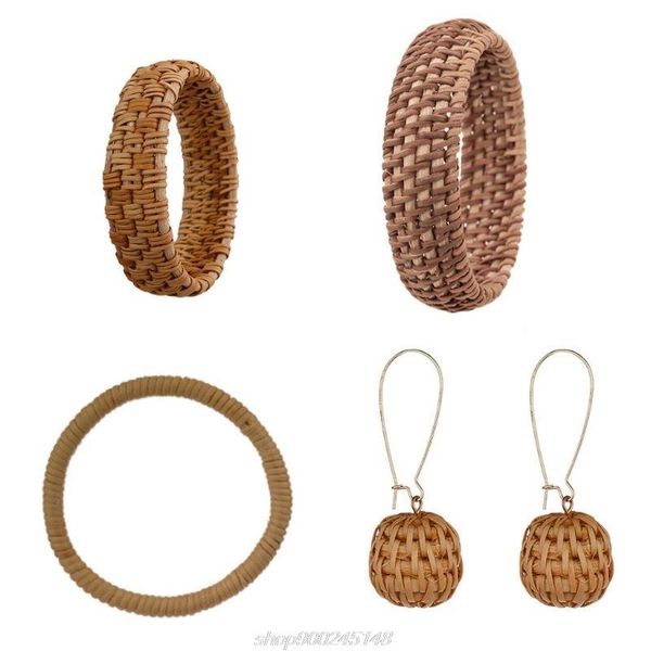 ethnic handmade natural plant straw rattan woven earrings bracelet jewelry women m11 21 dropship, Golden;silver
ethnic handmade natural plant straw rattan woven earrings bracelet jewelry women m11 21 dropship, Golden;silver
