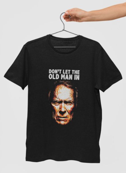 r1 don't let the old man in the mule eastwood crime movie funny black t-shirt, White;black
r1 don't let the old man in the mule eastwood crime movie funny black t-shirt, White;black