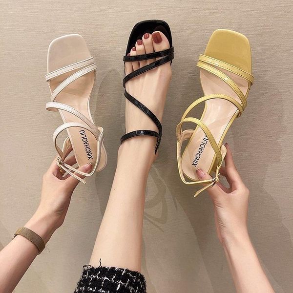 sandals roman female shoe 2021 summer med square toe block heels buckle strap gladiator girls medium fashion comfort chunky, Black
sandals roman female shoe 2021 summer med square toe block heels buckle strap gladiator girls medium fashion comfort chunky, Black