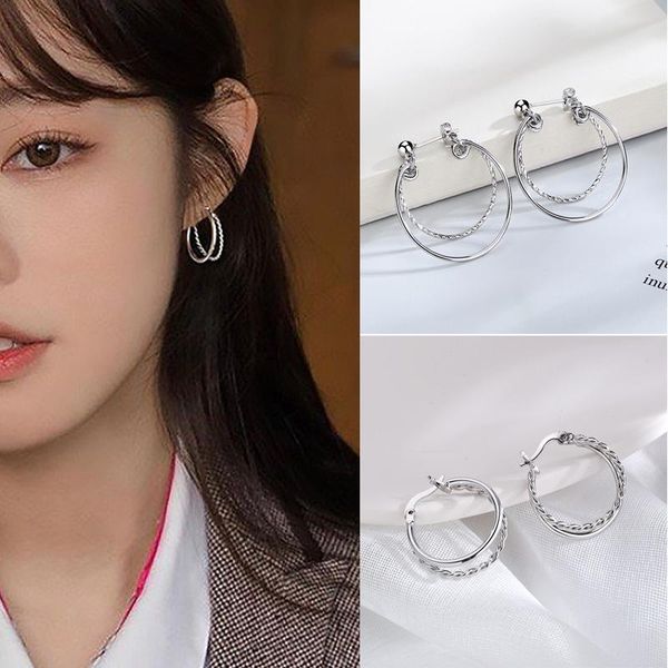 hoop & huggie korean style vintage twist earring metallic pendientes earrings set for women girl 2021 trend brinco jewelry accessories, Golden;silver
hoop & huggie korean style vintage twist earring metallic pendientes earrings set for women girl 2021 trend brinco jewelry accessories, Golden;silver