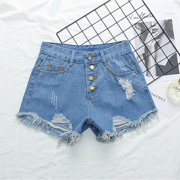 women's shorts denim casual white short jeans khaki wide leg elastic waist retro high summer, White;black
women's shorts denim casual white short jeans khaki wide leg elastic waist retro high summer, White;black