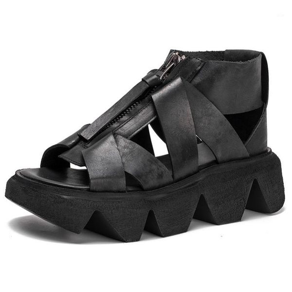 sandals yourseason 2021 autumn summer ladies platform genuine leather women zipper retro sewing flat with handmade shoes1, Black
sandals yourseason 2021 autumn summer ladies platform genuine leather women zipper retro sewing flat with handmade shoes1, Black