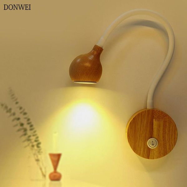 wall lamps modern wood 5w led with knob switch ac90-260v adjustable bedroom bedside reading light indoor decor lighting
wall lamps modern wood 5w led with knob switch ac90-260v adjustable bedroom bedside reading light indoor decor lighting