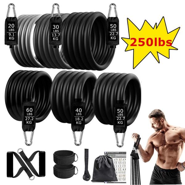 resistance bands 250lbs set fitness workout gym pull rope yoga latex tube sports elastic booty exercise equipment for home
resistance bands 250lbs set fitness workout gym pull rope yoga latex tube sports elastic booty exercise equipment for home