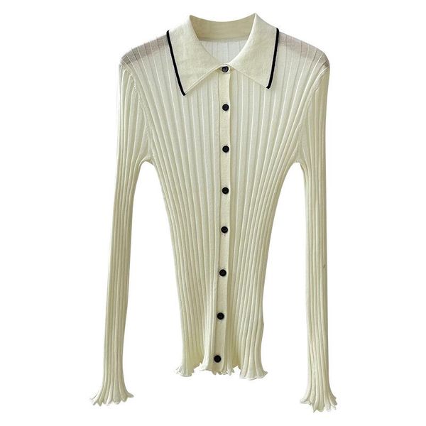 women's knits & tees shuchan cardigan women thin button up collar wool england style single breasted sweater knit spring/autumn, White
women's knits & tees shuchan cardigan women thin button up collar wool england style single breasted sweater knit spring/autumn, White