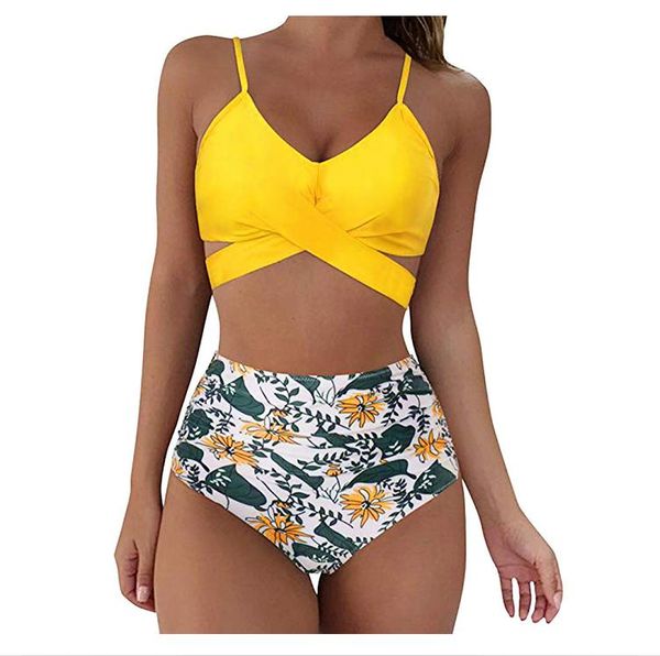 women's swimwear pure color spaghetti strap bikini + leopard print panties simple and swimming beach party pool, White;black
women's swimwear pure color spaghetti strap bikini + leopard print panties simple and swimming beach party pool, White;black