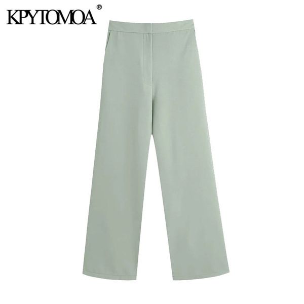women chic fashion side pockets straight pants high elastic waist zipper fly female ankle trousers mujer 210420, White
women chic fashion side pockets straight pants high elastic waist zipper fly female ankle trousers mujer 210420, White