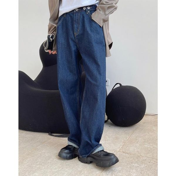 women's jeans autumn european and american retro fashionable high waist wide leg casual loose show thin dark blue wash pants
women's jeans autumn european and american retro fashionable high waist wide leg casual loose show thin dark blue wash pants
