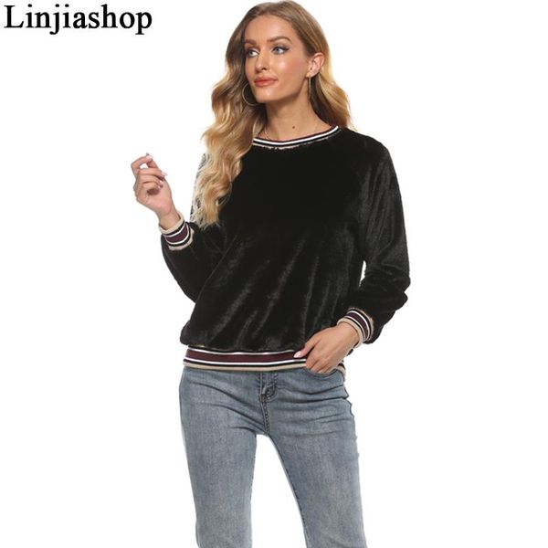 autumn winter women sweatshirt solid fashion coat pullover ladies casual o-neck outerwear long sleeves women's sweaters, White;black
autumn winter women sweatshirt solid fashion coat pullover ladies casual o-neck outerwear long sleeves women's sweaters, White;black