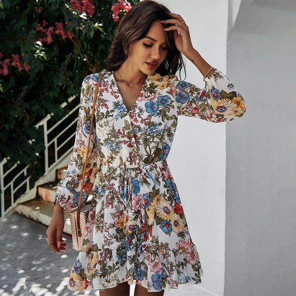 chiffon dress black vintage ladies a line fashion flroal print ruffle clothes for women retro dresses arrival 2021 autumn casual, Black;gray
chiffon dress black vintage ladies a line fashion flroal print ruffle clothes for women retro dresses arrival 2021 autumn casual, Black;gray