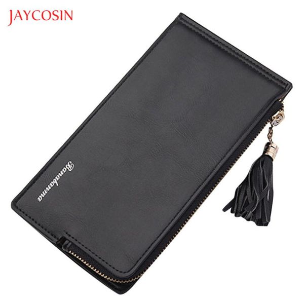 wallets jaycosin fashion letter women leather tassel band zipper long female clutch bag with phone po pocket card holder, Red;black
wallets jaycosin fashion letter women leather tassel band zipper long female clutch bag with phone po pocket card holder, Red;black