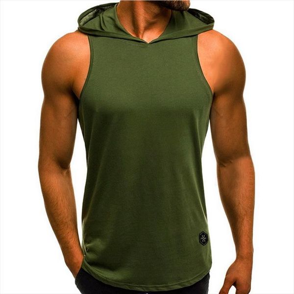 mens fashion hooded tank hoodie sleeveless male bodybuilding workout muscle fitness gym clothing summer, White;black
mens fashion hooded tank hoodie sleeveless male bodybuilding workout muscle fitness gym clothing summer, White;black